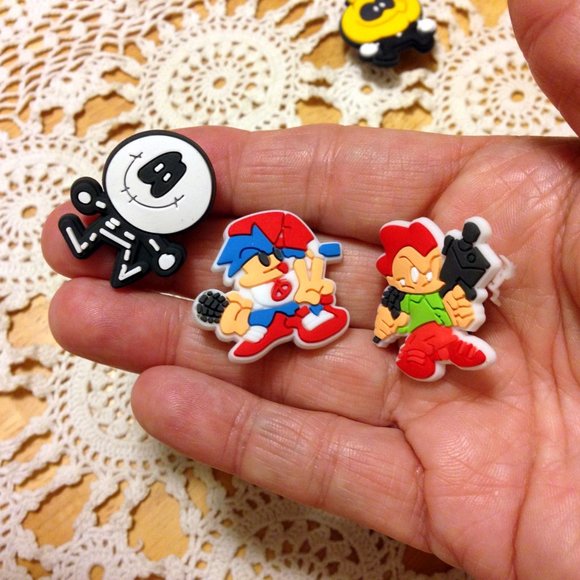 Kid's shoe charms for crocs or crocs-style shoes, Friday Night Funkin' - Picture 3 of 4